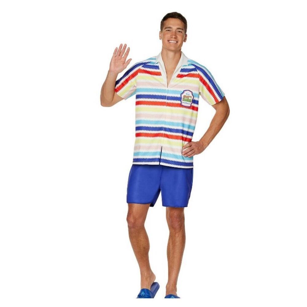 Barbie Movie Allan Kit with Striped Shirt Adult L/XL New